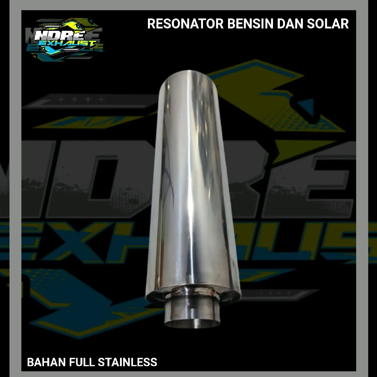 RESONATOR MOBIL BENSIN DAN SOLAR FUL STAINLESS