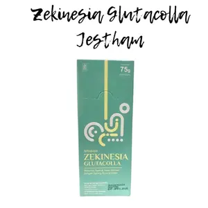 JESTHAM ZEKINESIA GLUTACOLLA Minuman serbuk rasa stroberi dengan sarang burung walet