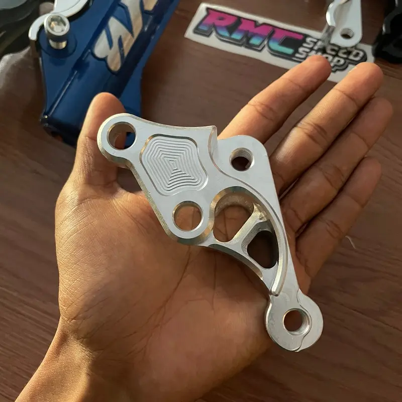 Breket kaliper 4 piston axial FizR jupiter ukuran 260mm 300mm / Breket kaliper Ktc brembo axial 4p fizR / Jupiter ukuran 260mm / 300mm alumunium 1