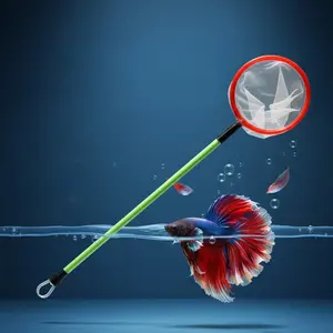 Serokan ikan cupang seser bulat 5,5cm cangkang Artemia kutu air kutir jentik dhapnia cupang guppy ecer grosir