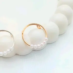 Cincin Anxiety / Anxiety Ring Mutiara "adjustable & anti karat" free mini box