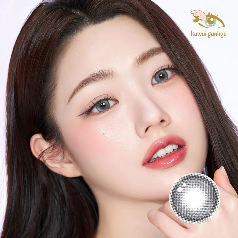 KawaiGankyu Softlens - Clearie Queen Gray  Contact Lens (1pc/SETENGAH PASANG) 1