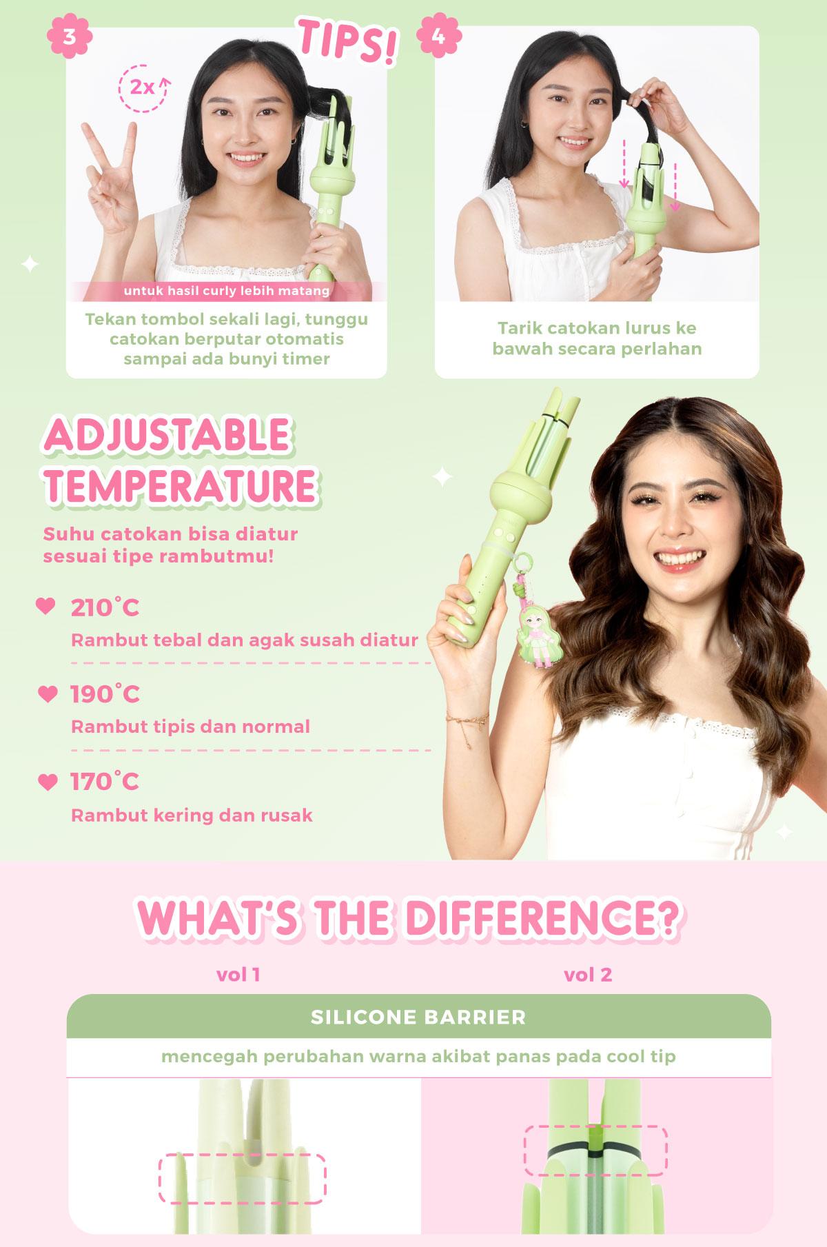 [NEW] NVMEE - Taurus Hair Styler 2.0 | Catokan Keriting Otomatis 32 mm [CATOKAN BEST SELLER]