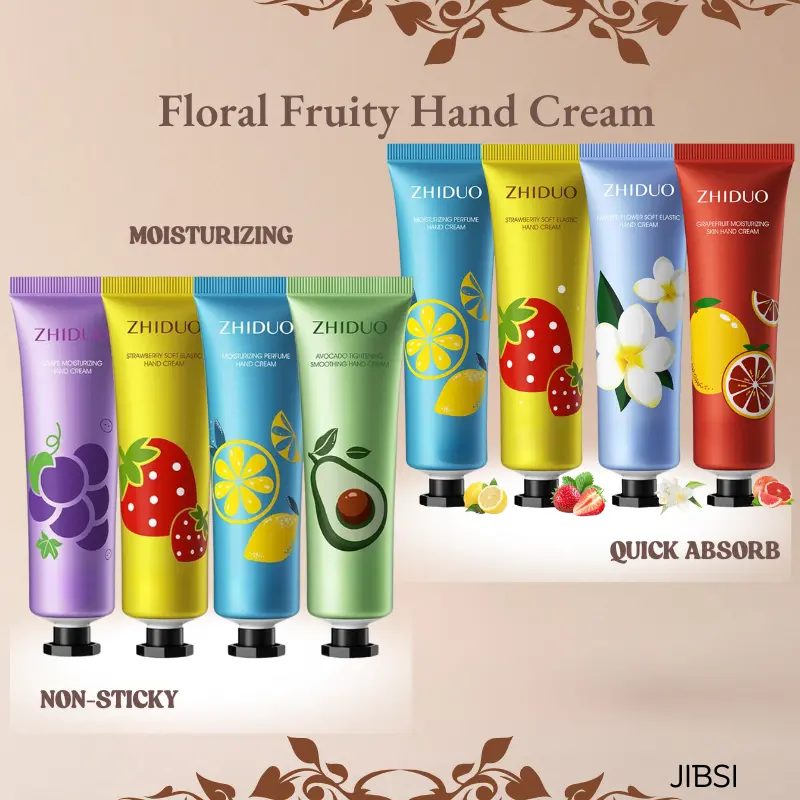 Lotion Tangan Hand Cream Fruit Floral Krim Pelembab Wangi Buah Bunga Mencerahkan Memutihkan BE007