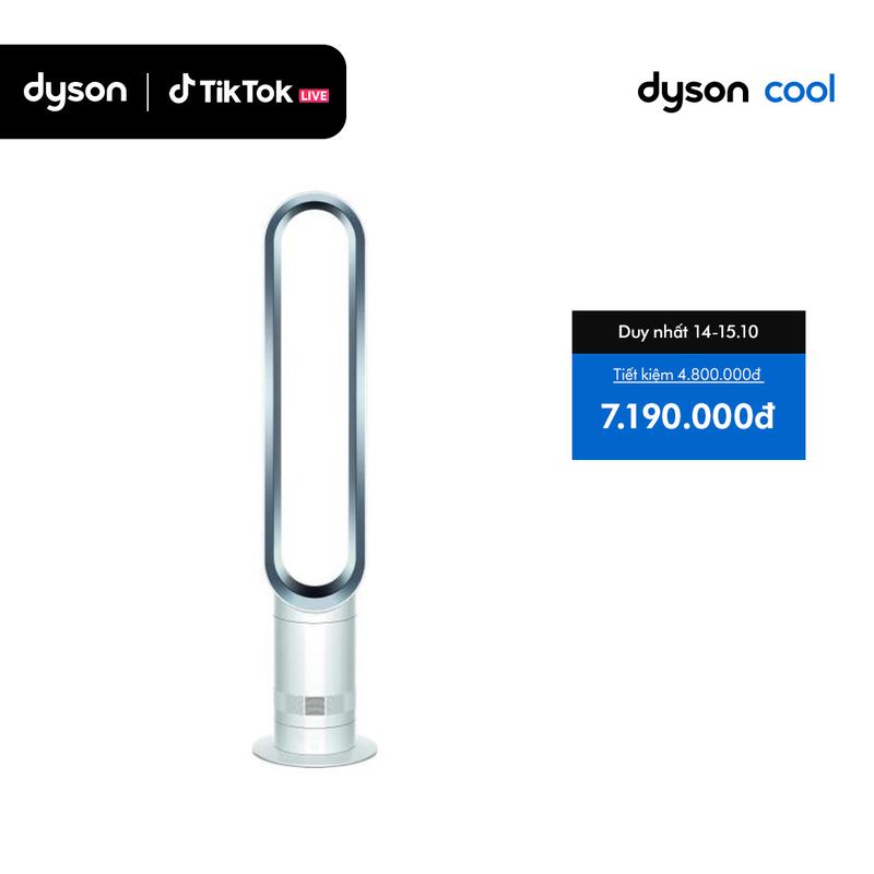 [21H 14.10: DYSON LIVESTREAM] Quạt Không Cánh Dyson Cool AM07 (Trắng/Bạc)