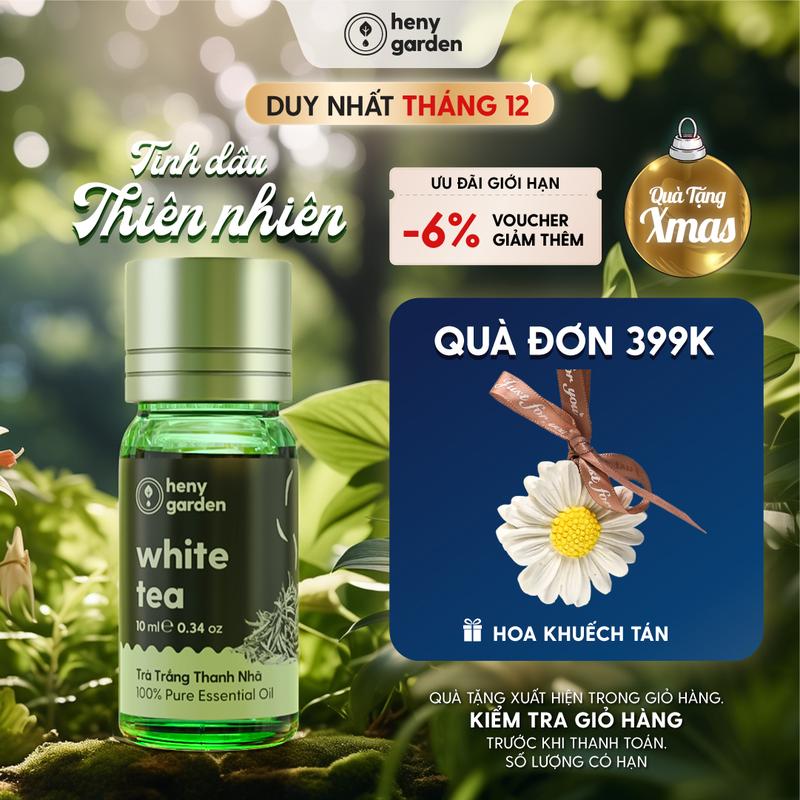  Tinh Dầu Xông Thơm Phòng 32 MÙI Thiên Nhiên HENY GARDEN Thư Giãn Nguyên Chất 