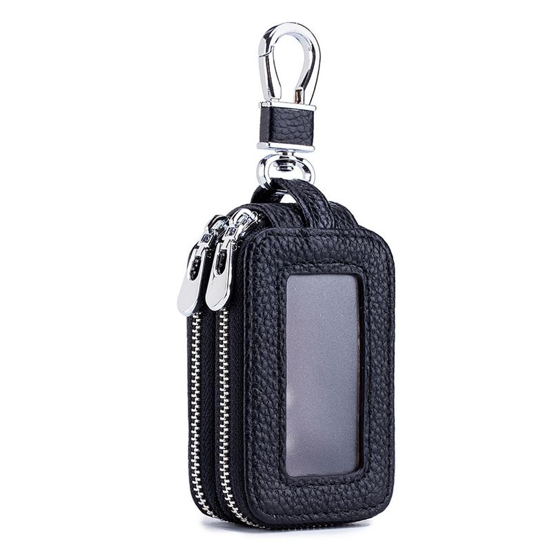 Product Introduction of Vỏ Chìa Khóa Ô Tô Hai Lớp Đa Chức Năng, Thật, Có Khóa Kéo, Vỏ Chìa Khóa Unisex, Vỏ Chìa Khóa Cửa Sổ Gương Trong Suốt Móc Khoá 20