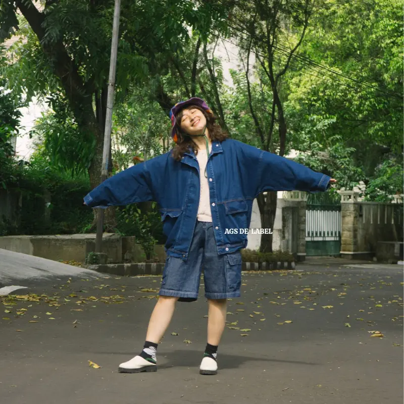 Vintage Baggy Denim Jacket 19 by AGS 3