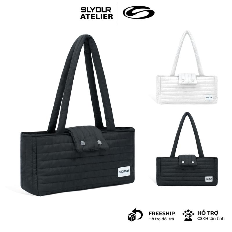 Túi TOTE V4 - Slyour Bag unisex chống sốc chất liệu dù trần bông kháng nước túi đeo chéo & túi đeo vai khóa kéo chống thấm nước phao nữ TTV4 saigon