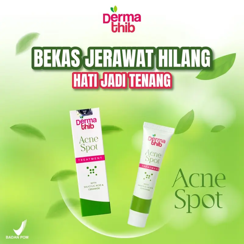 Bundling Suplemen Dermathib Obat Jerawat & Acne Spot Treatment With Ceramide Salicylic Acid Perawatan Wajah Berjerawat 3