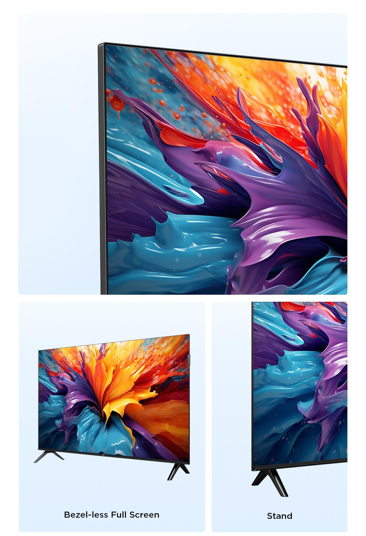 TCL 32 inch V51C - QLED - HDR 10 - Multiple Eye Care - Dolby Audio - Bezel-less (Model: 32V51C)