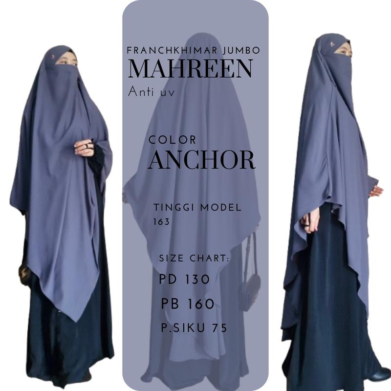 Product Introduction of FRANCHKHIMAR MAHREEN JUMBO ANTI UV BY FQUEENSHA   Kerudung Syari Muslim 36