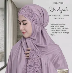 Mukena Dewasa Khadijah Mukenah Khodijah Jumbo Bahan Katun Premium adem