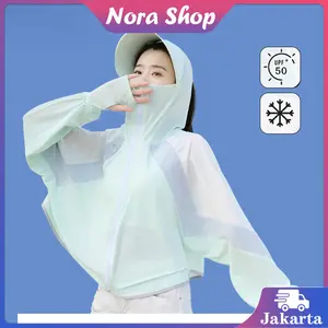 Tahun 2023 Jaket Anti UV Wanita Sutra ES Jaket Pelindung Matahari