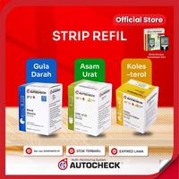 Gambar Strip Autocheck Gula Darah Isi 25 Pcs l Strip Glucose Refill dari Spirit Medical Kota Administrasi Jakarta Utara 4 Tokopedia