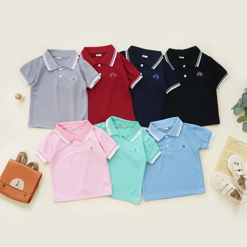 ZANE TOP Kaos Polo Kerah Katun Anak Cowo Cewe OOTD Pakaian Fashion 3