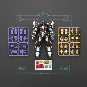 Mainan Robot Rakit Super Deformator - 1 Box Bricks DIY Action Figure Robot Koleksi Anak