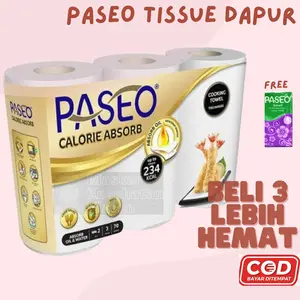 (BELI ISI 3&2 FREE PASEO POCKET) TISU DAPUR PASEO ROLL MENYERAP MINYAK Tisue ramah lingkungan 12 bulan