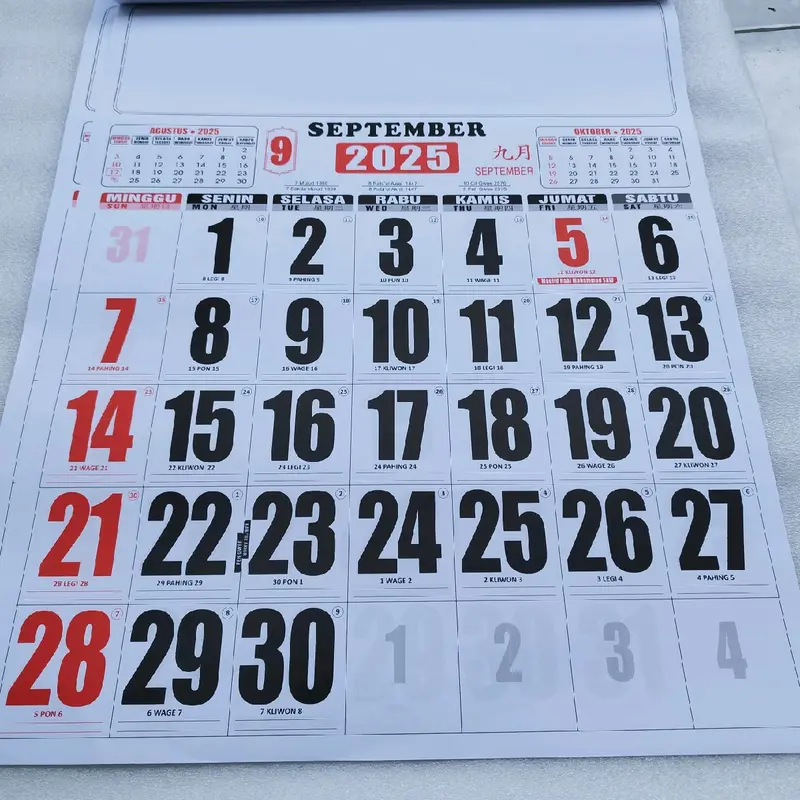 KALENDER KERJA SUPER JUMBO TAHUN 2025 3