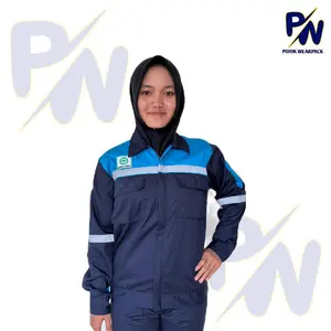 ATASAN WEARPACK SAFETY WARNA DONGKER KOMBINASI  Panjang Seragam Kerja
