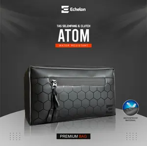 Promo Echelon ATOM Tas Selempang Pria Multifungsi Clutchbag Handbag Exclusive Waterproof