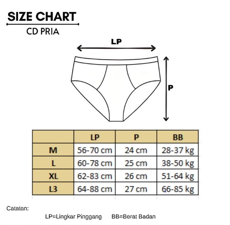 Product Introduction of Isi 6 Pcs Celana Dalam Crocodille / Size M, L, XL , XXL CD Pria Dewasa Crocodile Harga Grosir 0