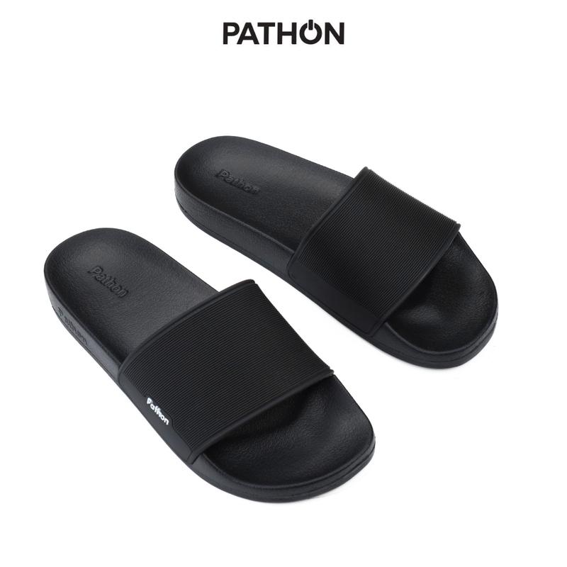 SD23 - Dép Pathon Basic Slides nam nữ Quai Ngang Mang Siêu Nhẹ Đế Bằng Form Ôm Chân Thời Trang Phù Hợp Nam Nữ Quai Ngang PVC Đế IP Cao Cấp Chống Trơn Trượt Siêu Bền