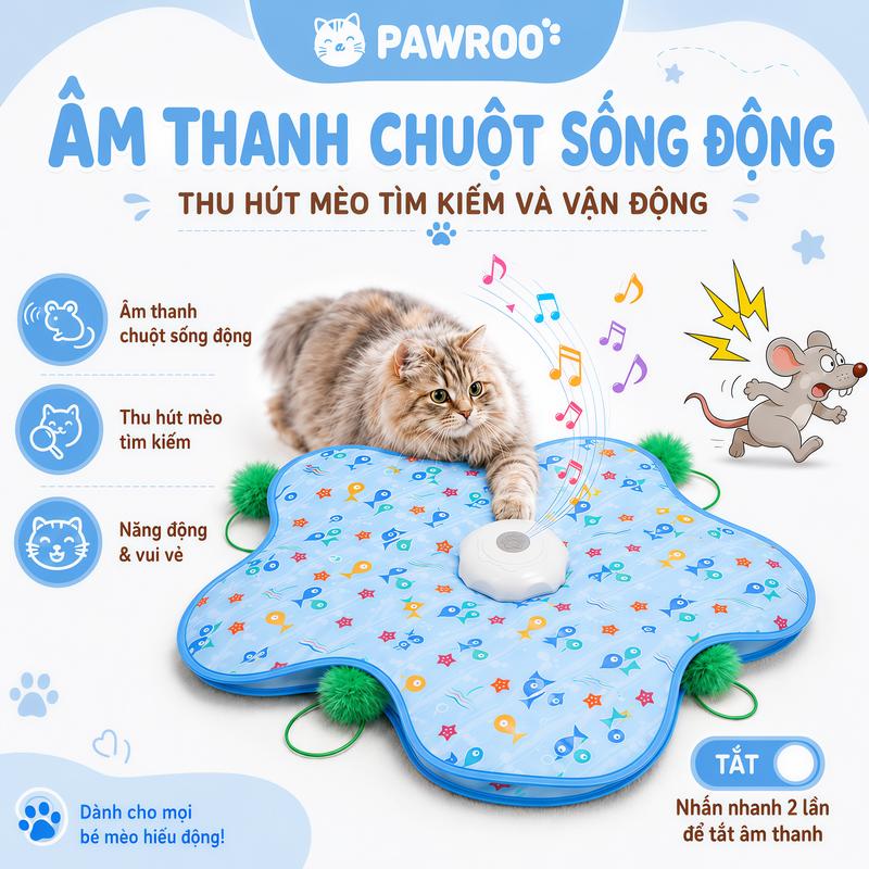 Đồ chơi cho mèo, đồ chơi tự giải trí, đồ chơi trốn tìm, đồ chơi săn bắn, đồ chơi điện tử, đồ chơi tự quay cho mèo, đồ chơi thú cưng