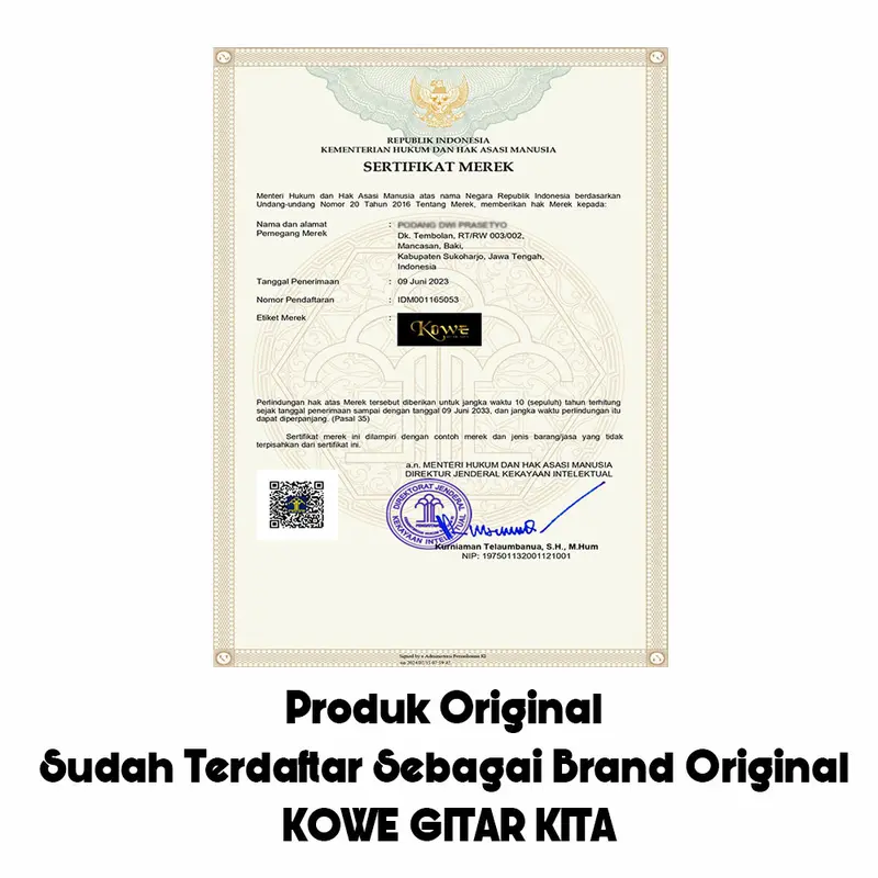 Bass Elektrik 4 string Original Merk Kowe Seri KJB-70 5