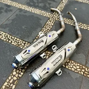 Knalpot Standar Racing Orion type project nmax aerox pcx vario adv scoopy beat mio inlet 38mm Motor Motorcycle Speed Tabung Silincer Laser