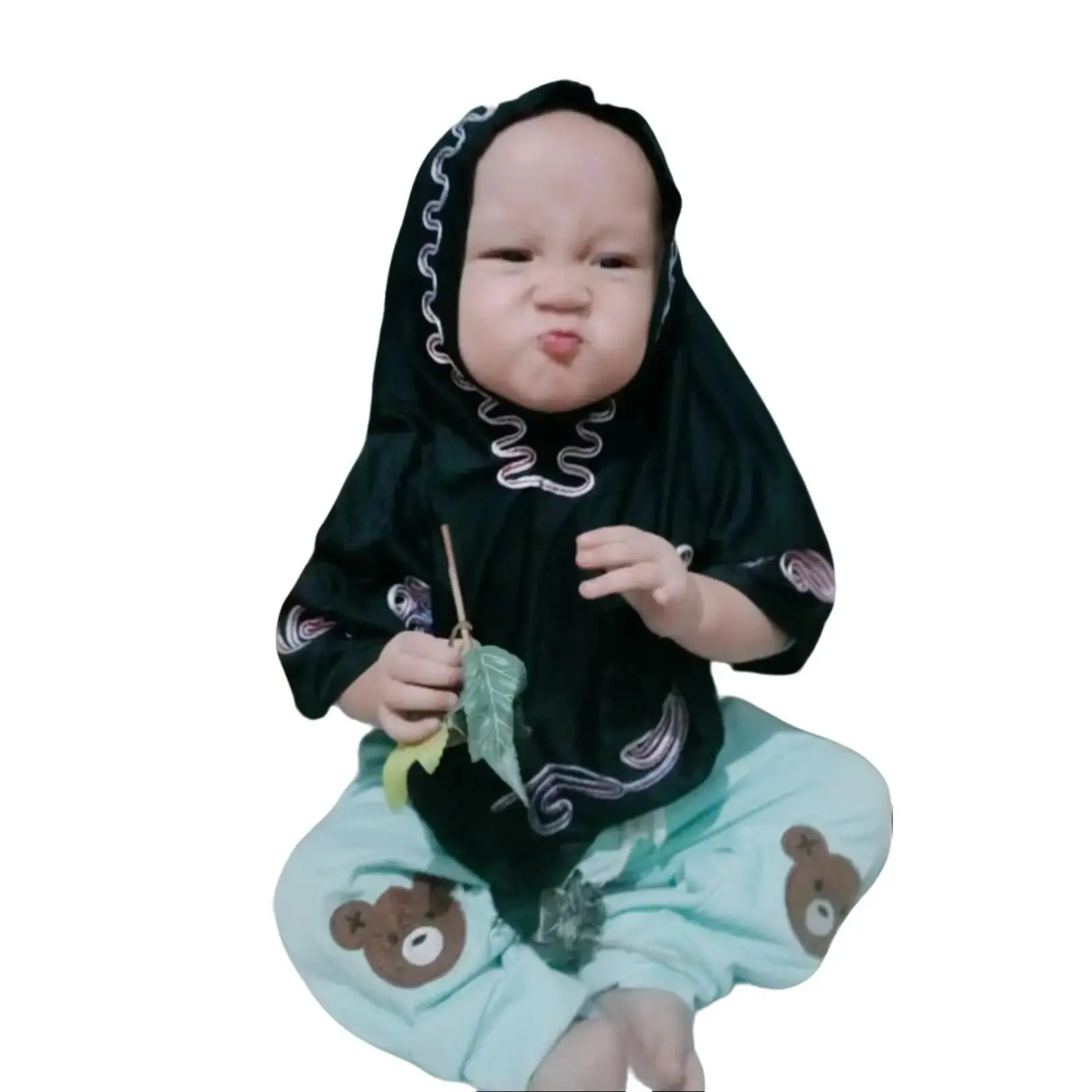 Hijab anak bayi perempuan jilbab bergo anak jersey kerudung anak sekolah SD Hijab balita lucu.. Muslim Instan Nyaman Cantik Segitiga Variasi