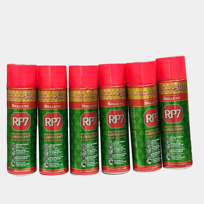  Combo 6 chai xịt Rỉ sét RP7 Selleys loại lớn   350g   493ml   Chất Bôii Trơnn và Bảo Vệ Thiết Bị Chống Rỉ Sét Chất Lượng Cao     Hàng chính hãng   