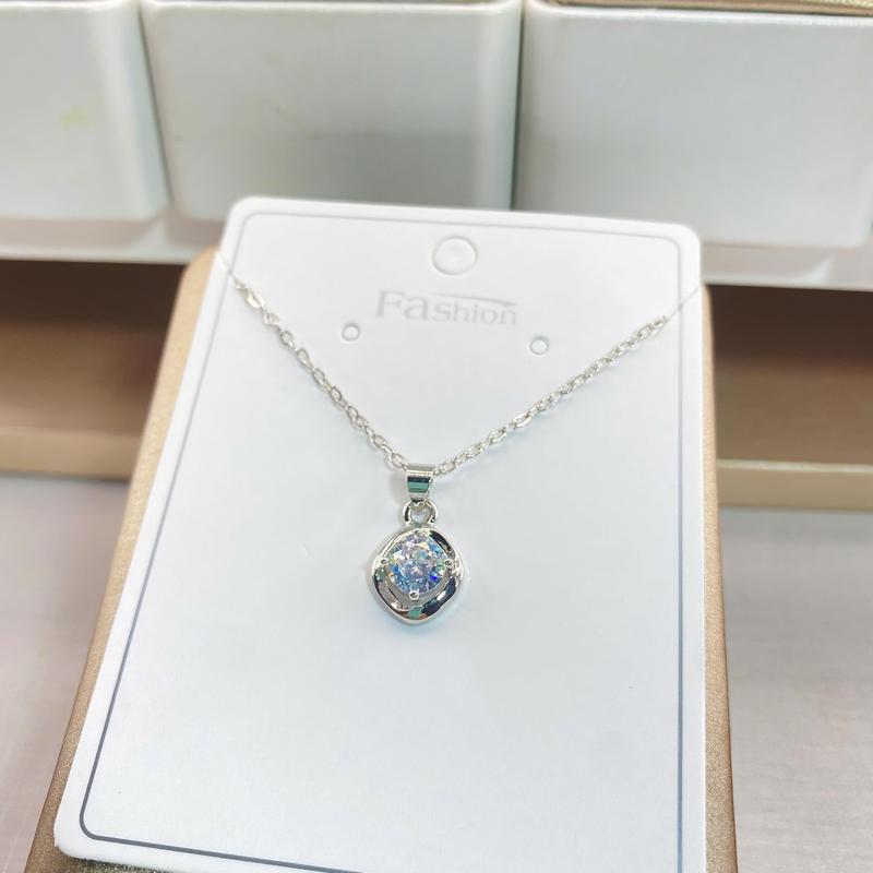 TTS09- CD088- DÂY CHUYỀN THIẾT KẾ MẶT THOI NHẸ NHÀNG XINH XẮN