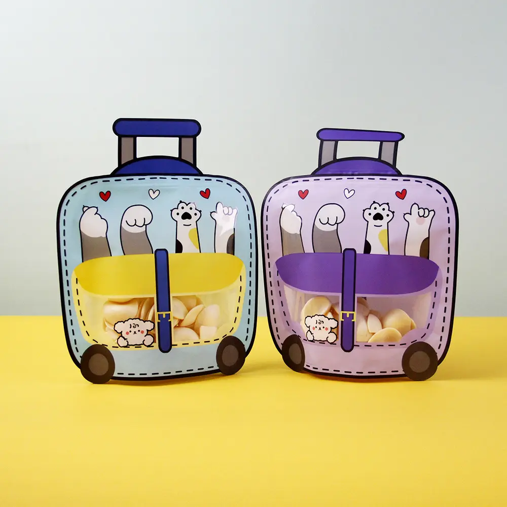 Goodie Bag Ulang Tahun Anak [10 PCS] Model Tas Sekolah Bahan Plastik Ziplock