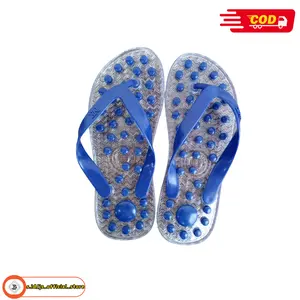 Sandal Rematik Bening NK / Sandal Kesehatan Nikko Bening / Sandal Akupuntur Duri Besar Bening