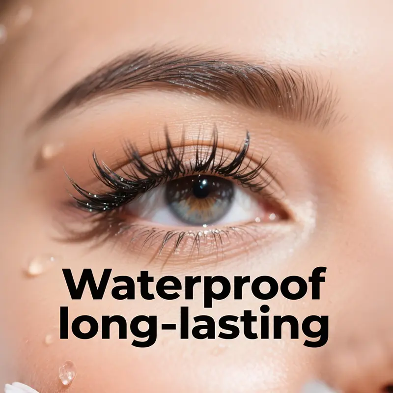 Mascara Waterproof Anti Luntur Menambah volume menebalkan Black Hitam Eye Cairan Mascara 5