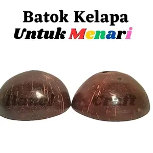 Sepasang Batok Kelapa Untuk Tari Tradisional Anak Sekolah