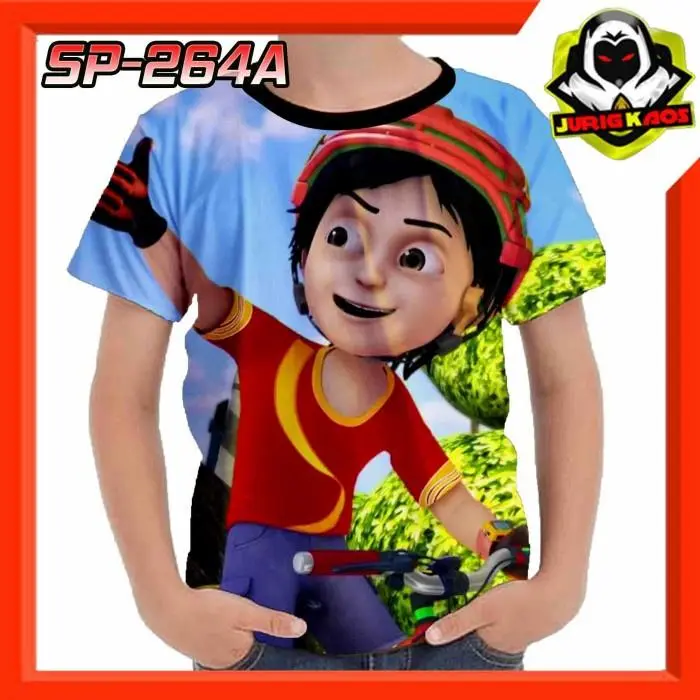 Kaos Karakter Shiva Baju Anak 3D murah