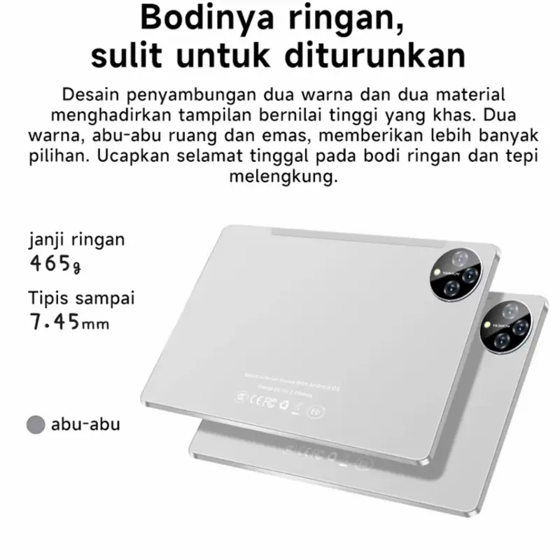 Miracle H13 tablet 2025 5G matepad Pro 10.3"' Tablet [16GB+ 1TB]Pengalaman Pro Layaknya PC /120Hz OLED RealColor FullView Display | Ultra-tipi tablet putih Wifi 6