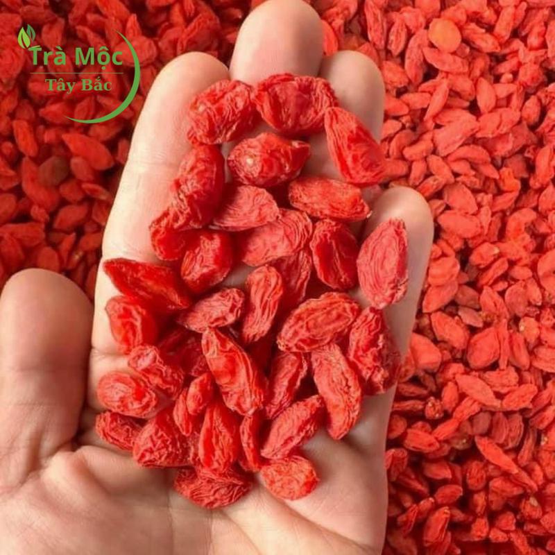  Kỷ Tử Đỏ Sấy Khô – Nguyên Liệu Trà Dưỡng Sinh Trà Dưỡng Nhan – 100g | 200g | 500g - Trà Mộc Tây Bắc 