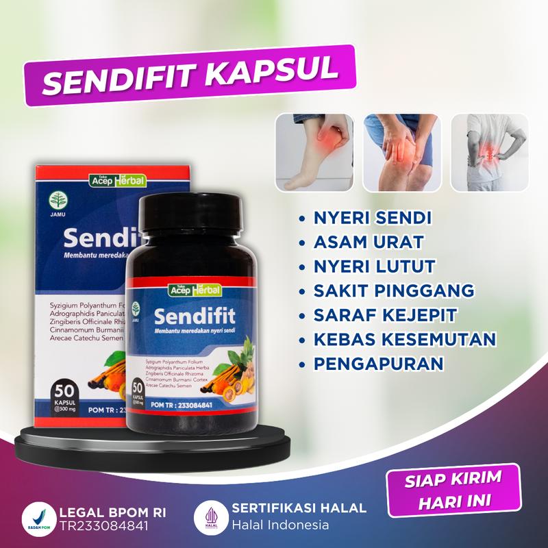 SendiFit Kapsul Herbal Nyeri Lutut Kaku Sendi Asam Urat Rematik - Shop ...