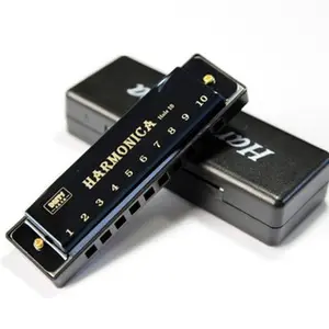 2021 New Model BOX HITAM Harmonika 10 lubang nada P14.