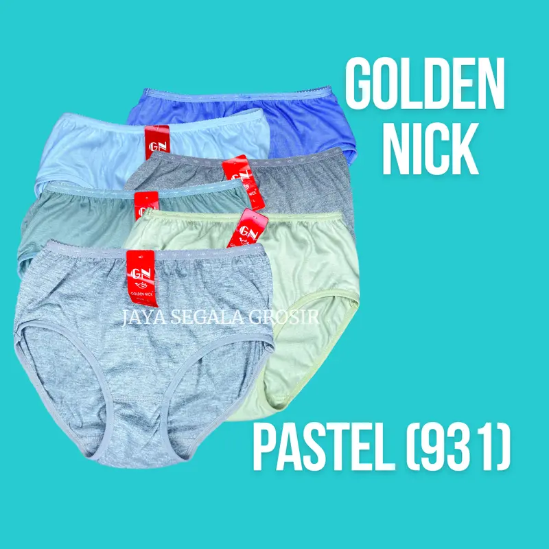 CD Wanita Golden Nick GN Terang/Gelap/Pastel/Motif - Lembut dan Nyaman - Semi, Katun Cewek 3