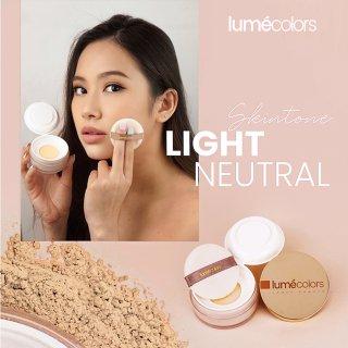 Lumecolors Loose Powder Pore Blurring Effect With Oil Control Bedak Tabur Tahan Lama Flawless Ringan 2