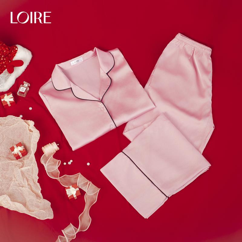 Bộ Đồ Ngủ Pijama Áo Cộc Quần Dài Loirechic PCD07 6