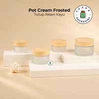 Gambar Pot Cream Kaca Buram 5gr 10gr 15gr 30gr 50gr 100gr Tutup PVC Aksen Kayu 5ml 10ml 15ml 30ml 50ml 100ml – Jar Kosmetik untuk Cream, Skincare, Moisturizer, Masker Wajah, Balm, Body Butter dan Produk Refill - 15 gr dari Juara Packaging Kota Administrasi Jakarta Utara 1 Tokopedia