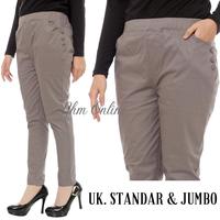 Gambar Celana Street Variasi Kancing Jumbo Plain Basic Bahan Katun Stretch Nyaman Anti Begah Cocok untuk Aktivitas Santai dan Resmi - Kaki, Kantong dari NHM Online Kota Bekasi 1 Tokopedia
