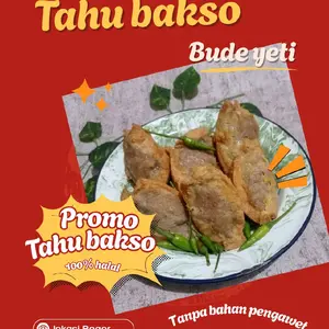 Tahu bakso harga satuan(bukan perbungkus)minimal beli 10 biji bukan 10 bungkus free cabe rawit harga bukan 100 perak tapi 2ribuan satu bijinya
