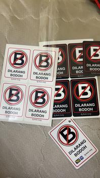 Product Review of Dilarang Bodoh by Bimbo Society Sticker from L**s 0