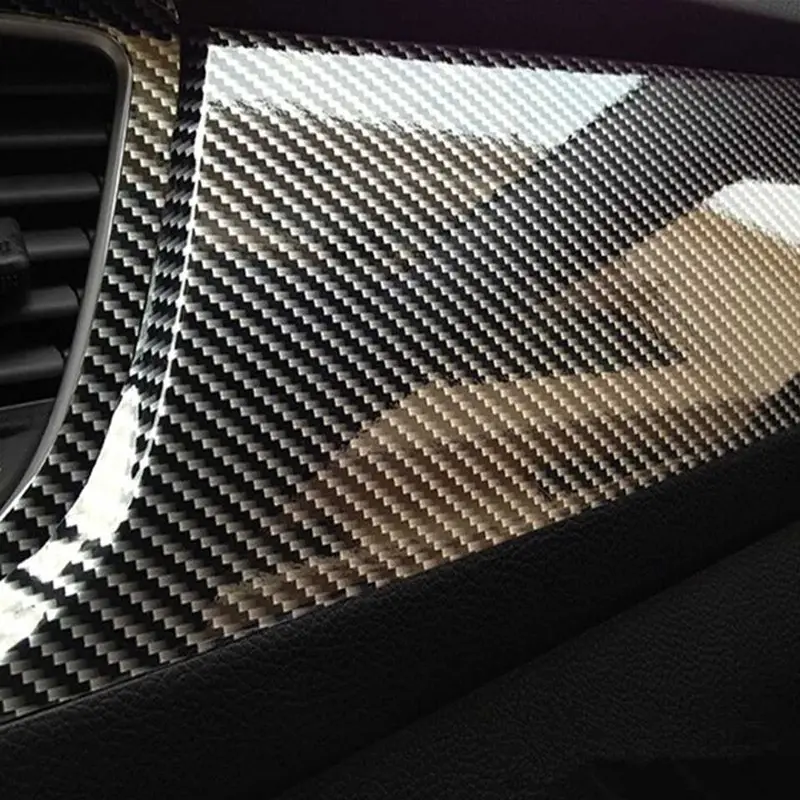KARLOR Stiker Mobil Vinyl Fiber 5D Multifungsi 152x10cm 4